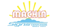 Logo of our client Machin Signs.
